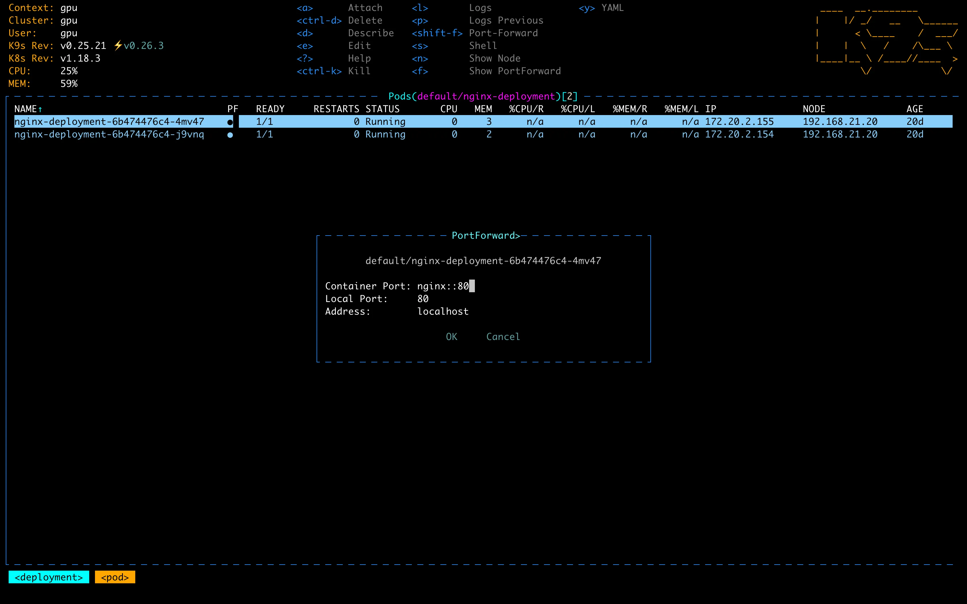 portforward